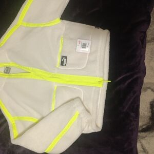 Puma Cream and Neon Yellow Jacket